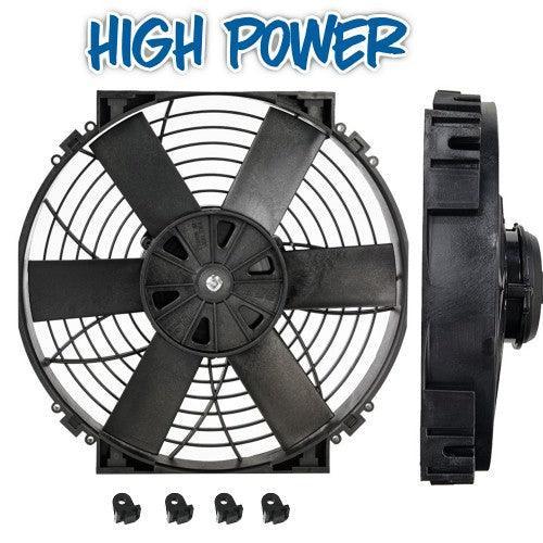12" HIGH POWER THERMATIC® ELECTRIC FAN (12V) (#0155)-مروحة سيارة THERMATIC ® (١٢ فولت)