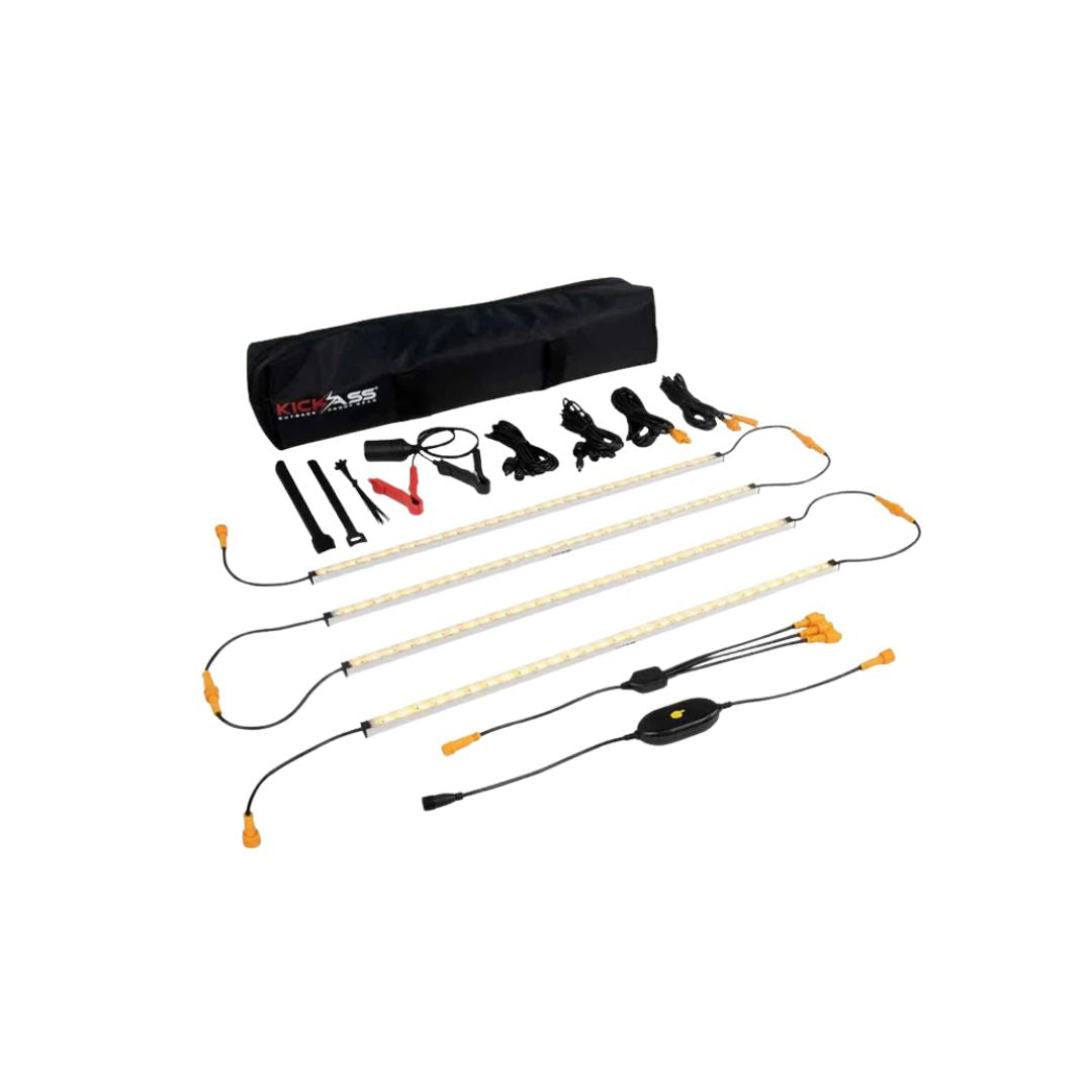 KickAss White/Amber 12V LED Light Kit
