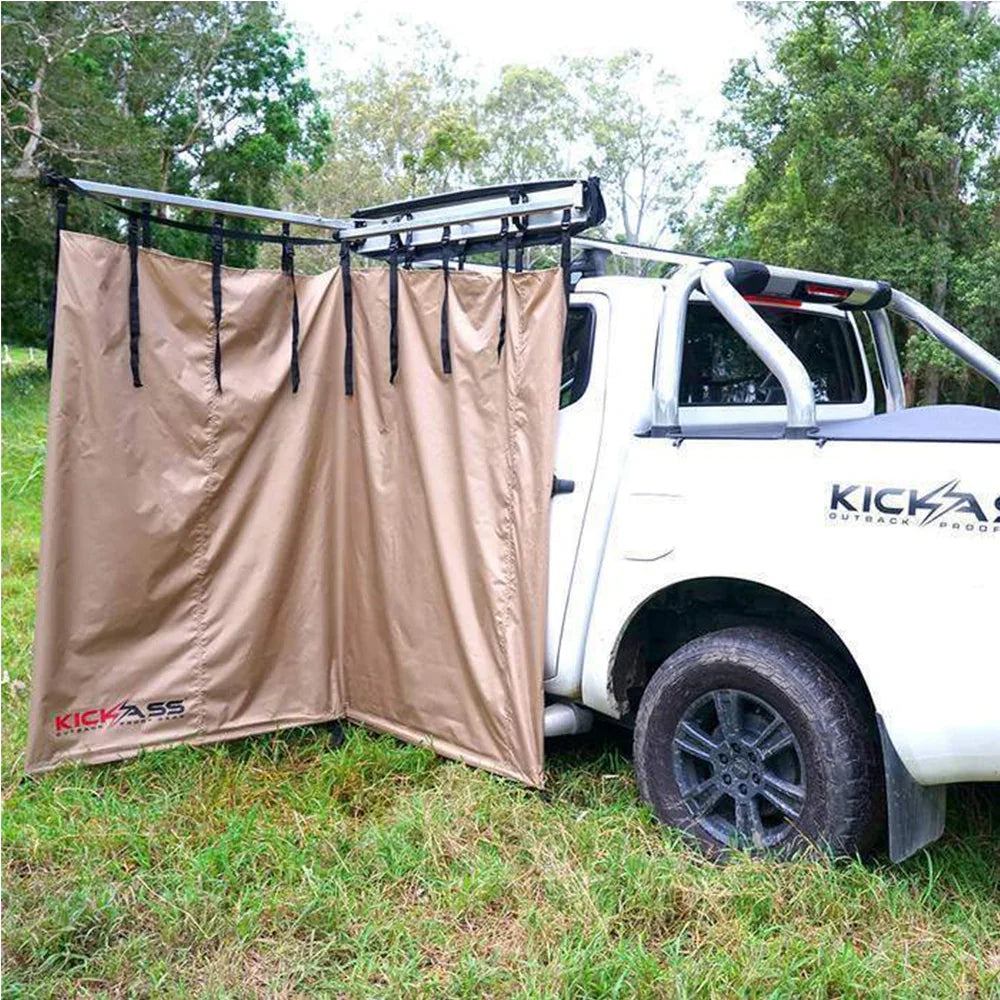 KICKASS Shower Tent Awning - Instant Ensuite Tent, Toilet Tent & Camping Change Room
