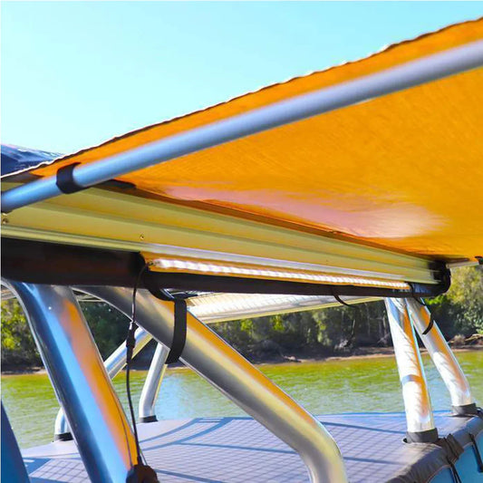 KICKASS 2.0M X 2.5M Heavy Duty Awning With LED Light Strip