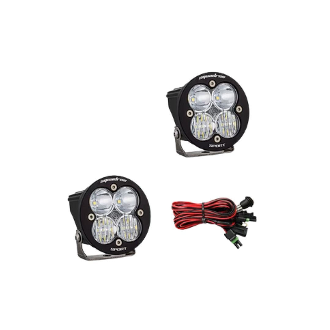 Squadron-R Sport Black LED Auxiliary Light Pod Pair - Universal