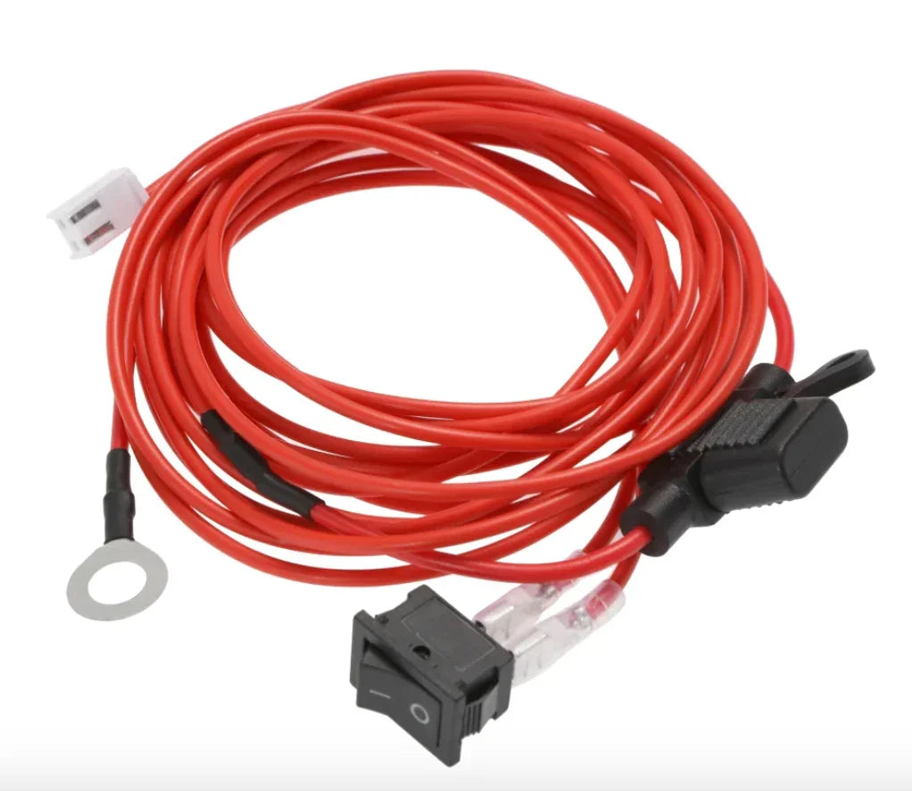 6.6FT 20AWG ACC ELECTRICAL WIRE W/5A ATC INLINE BLADE FUSE HOLDER & ON/OFF SWITCH