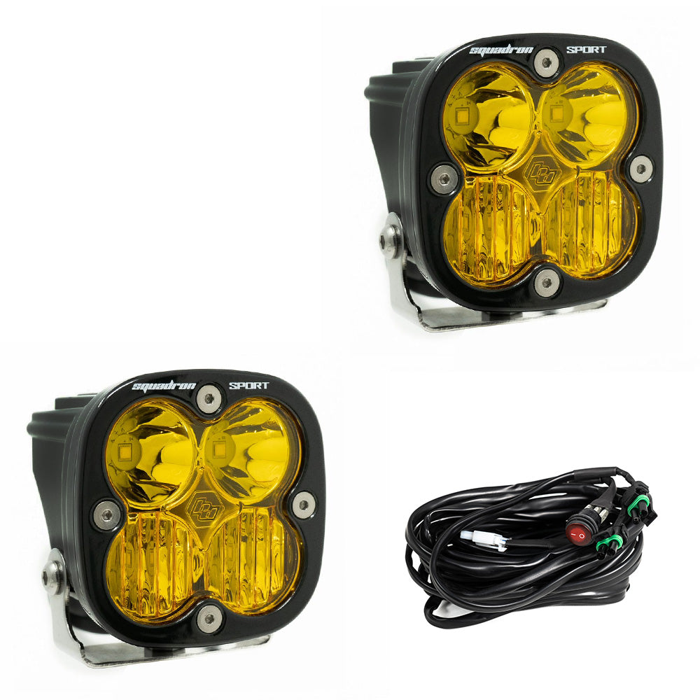 LED Light Pods Pair Squadron Sport Baja Designs