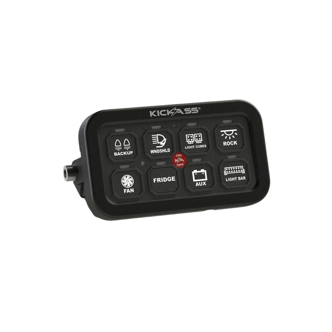 KickAss Bluetooth Control Switch Panel - 8 Gang Switch Panel