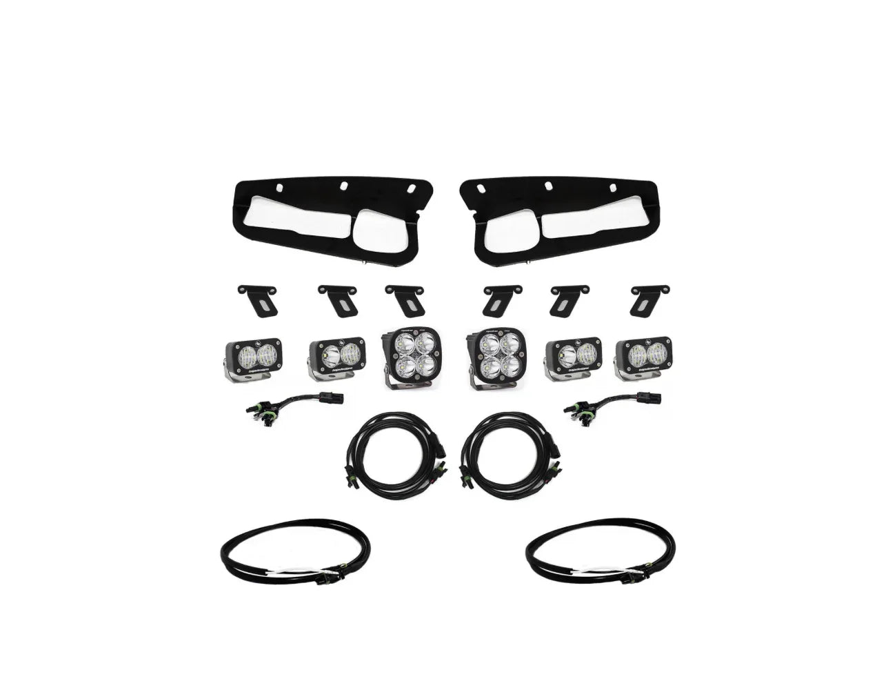 Bronco Fog Pocket Kit 21-Up Ford Bronco Pro w/Upfitter Baja Designs