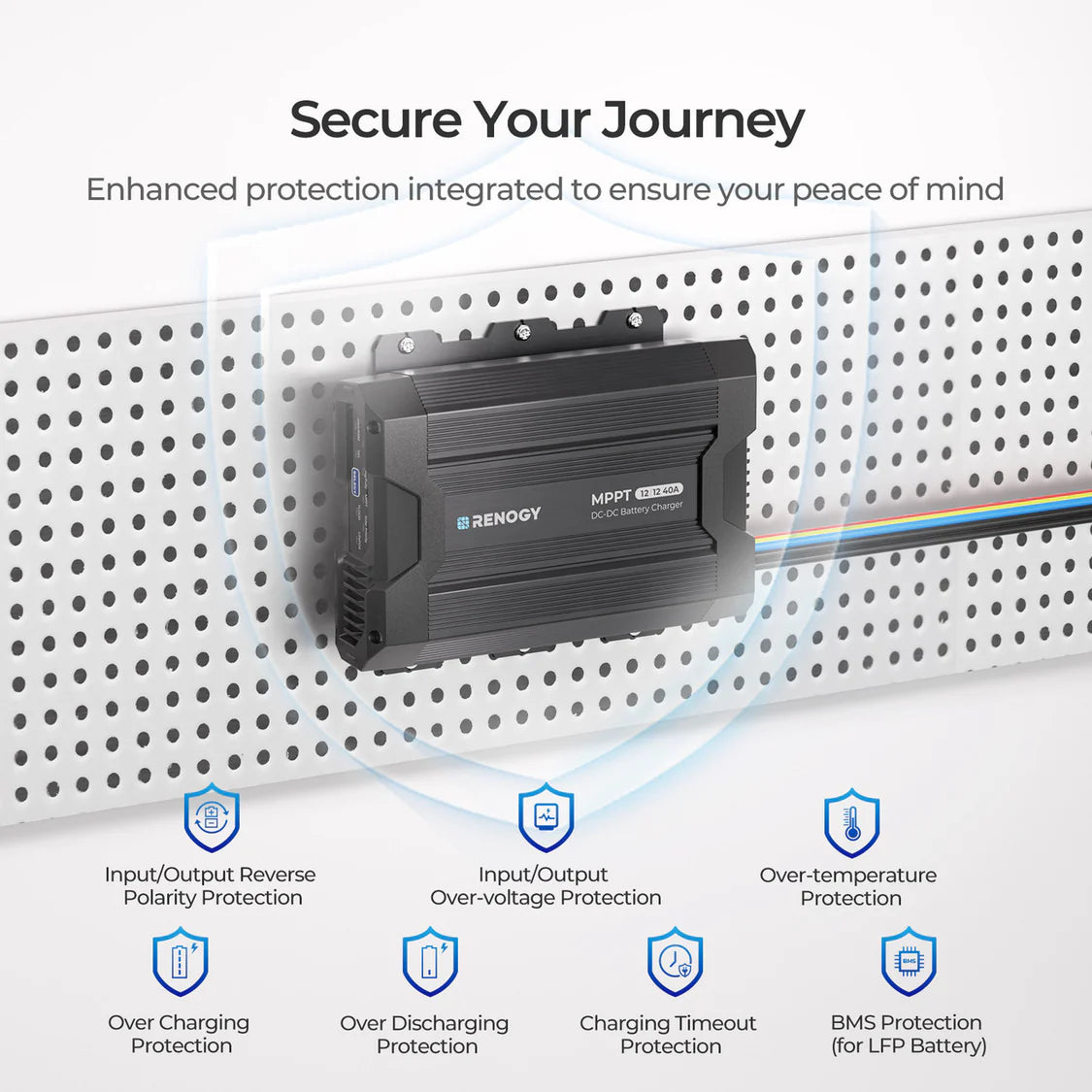 Renogy 40A DC-DC Battery Charger with MPPT منظم شحن بطارية