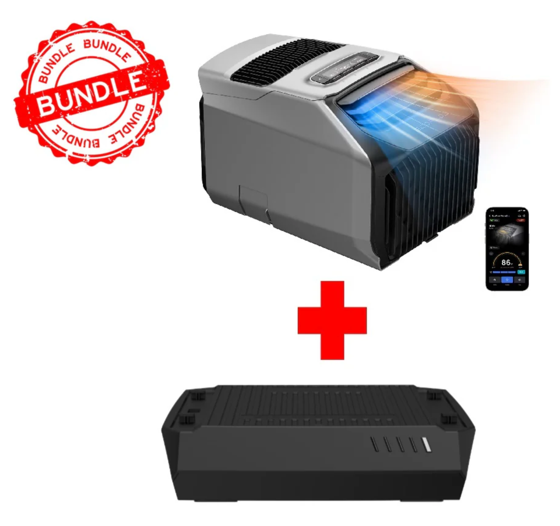 EcoFlow WAVE 2 Portable Air Conditioner + Battery| مكيف الهواء المحمول ايكوفلو وايف 2 + بطارية