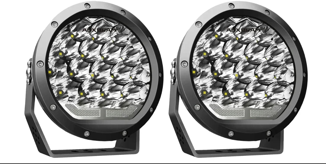 (2PCS/SET) 7 INCH 178W ROUND OFF ROAD LIGHT SPOT BEAM LED DRIVING LIGHTS