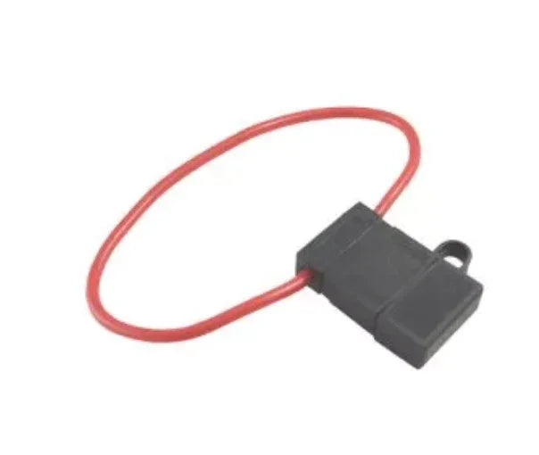 BF351-10# INLINE FUSE HOLDER, 10# 3" FLAT CUT