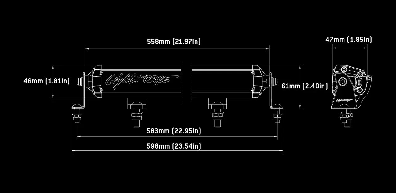 VIPER 20 INCH SINGLE ROW LED LIGHT BAR