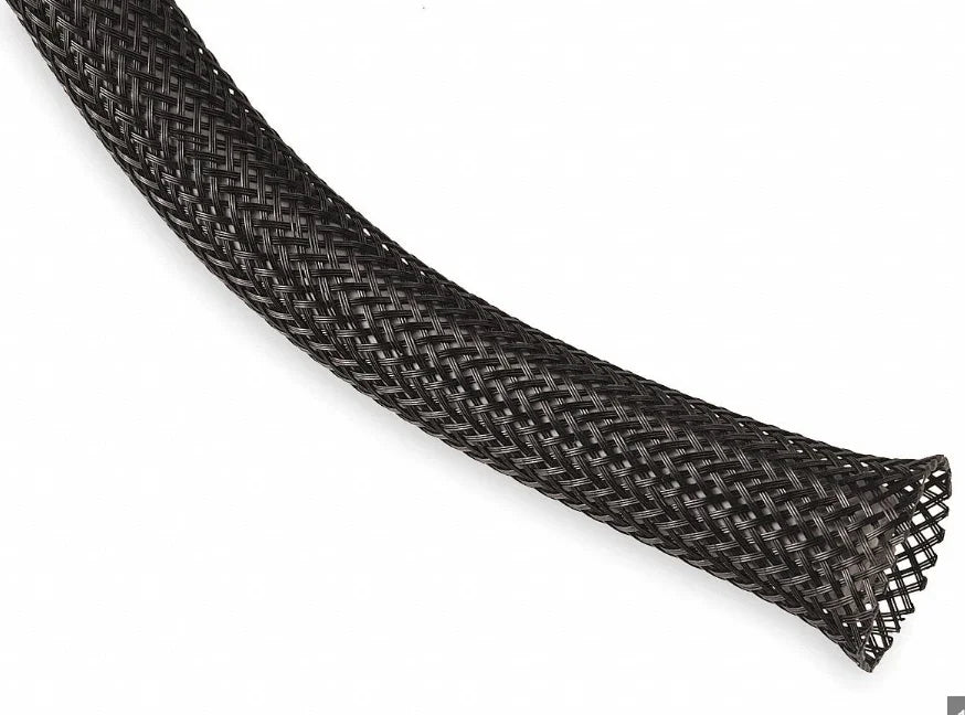 PE braided sleeving - black 15