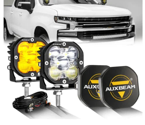 X-PRO SERIES | 3 INCH 80W 9600LM LED PODS LIGHTS WHITE&YELLOW