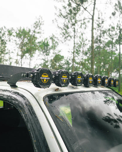 ليت 4 انش CUBE-Z Series 4 Inch LED Pod Lights Off Road Lights with White DRL & Amber Turn Signal Lights