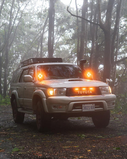 ليت 4 انش CUBE-Z Series 4 Inch LED Pod Lights Off Road Lights with White DRL & Amber Turn Signal Lights
