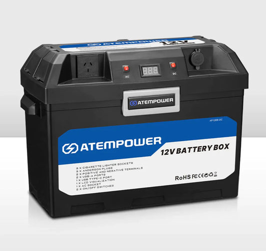 Battery box with AC SOCKET[110V-240V Pure sine wave 500W