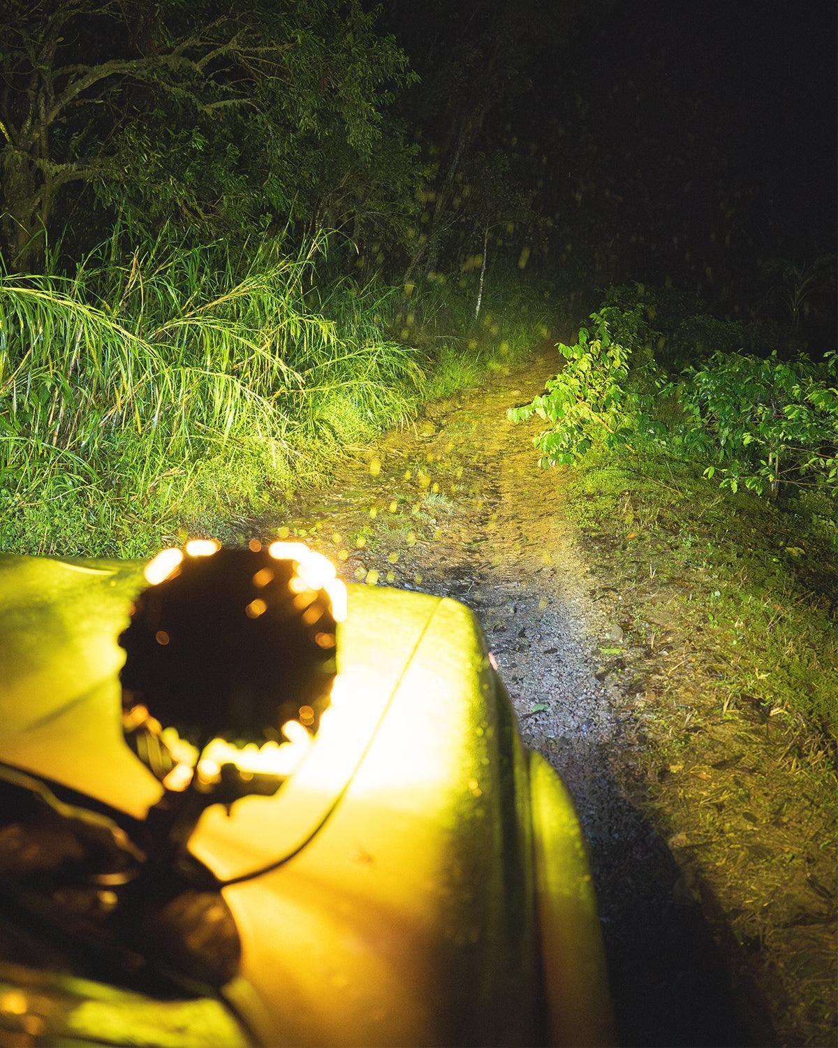 ليت 4 انش CUBE-Z Series 4 Inch LED Pod Lights Off Road Lights with White DRL & Amber Turn Signal Lights