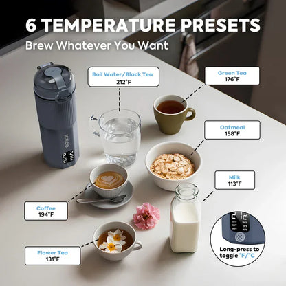 Portable Electric Kettle 12V/24V for Car Use | ICECO