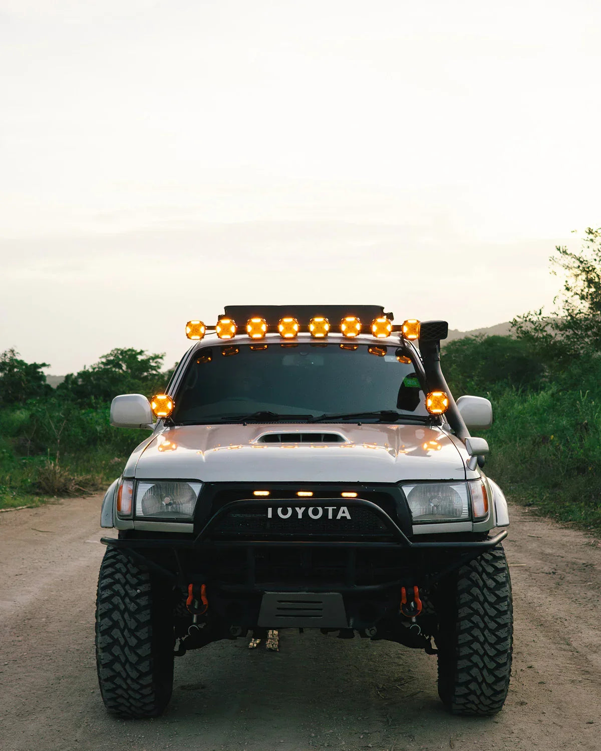 ليت 4 انش CUBE-Z Series 4 Inch LED Pod Lights Off Road Lights with White DRL & Amber Turn Signal Lights