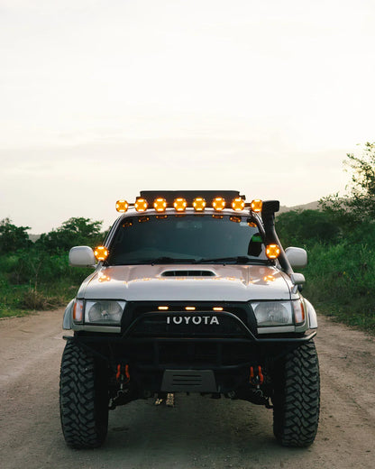ليت 4 انش CUBE-Z Series 4 Inch LED Pod Lights Off Road Lights with White DRL & Amber Turn Signal Lights