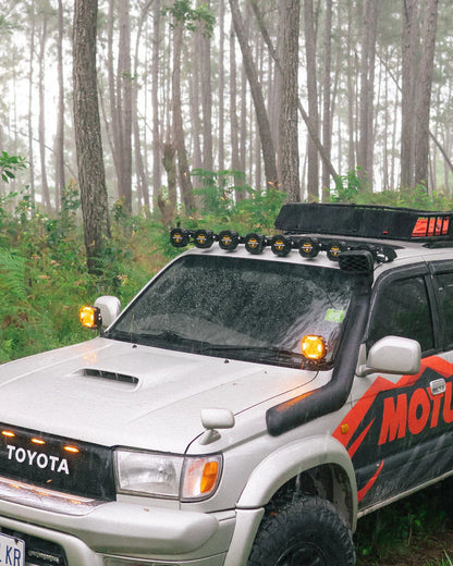 ليت 4 انش CUBE-Z Series 4 Inch LED Pod Lights Off Road Lights with White DRL & Amber Turn Signal Lights