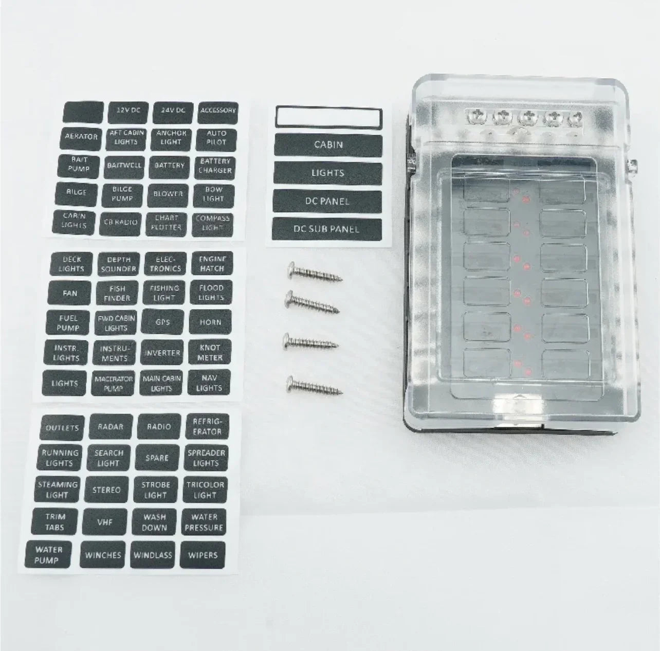 12Way fuse box with led indicator