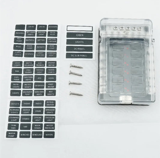 12Way fuse box with led indicator