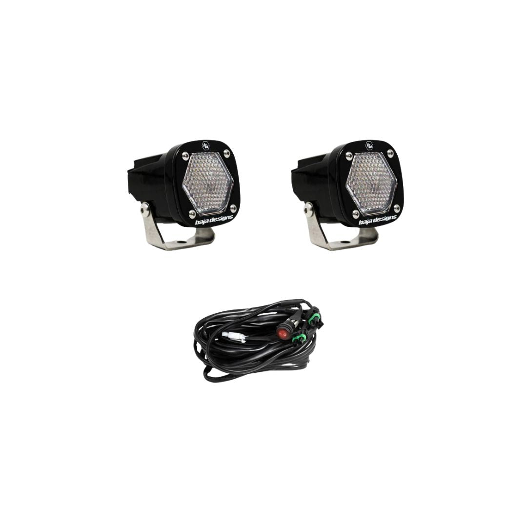 كشاف-S1 Black LED Auxiliary Light Pod Pair - Universal