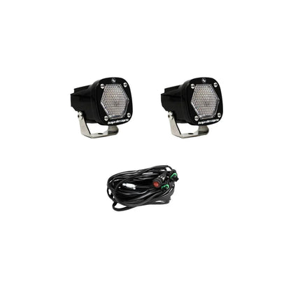 كشاف-S1 Black LED Auxiliary Light Pod Pair - Universal