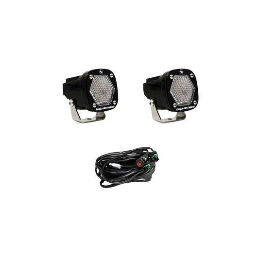 كشاف-S1 Black LED Auxiliary Light Pod Pair - Universal