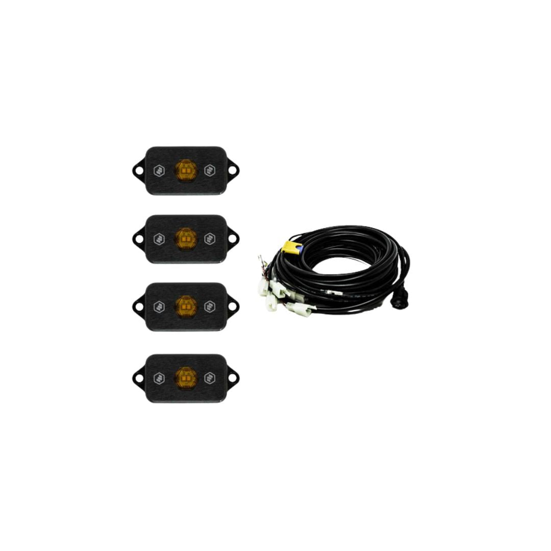 LED Rock Light Kit - Universal-Amber