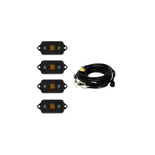 LED Rock Light Kit - Universal-Amber
