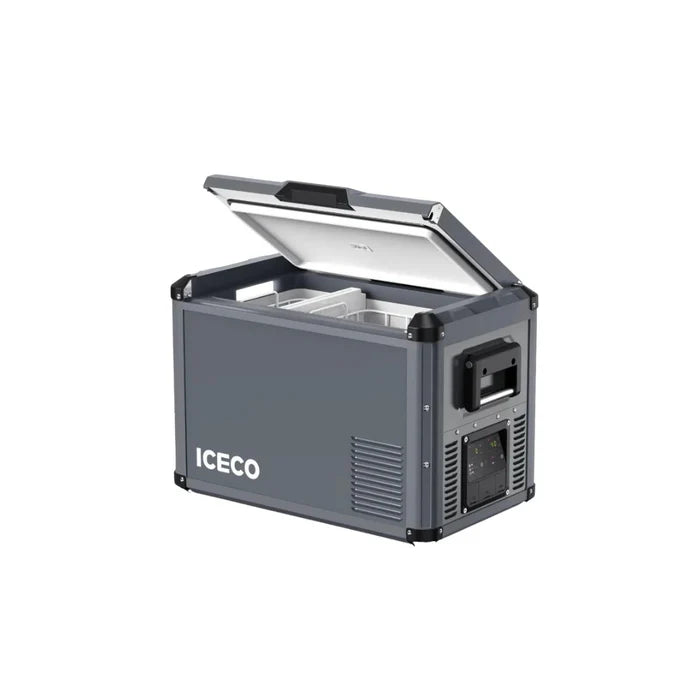 ثلاجة-47.5QT VL45ProD Dual Zone Portable Fridge Freezer - Gray Special edition | ICECO