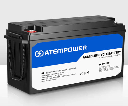 200Ah 12V AGM Deep Cycle Battery Portable Sealed