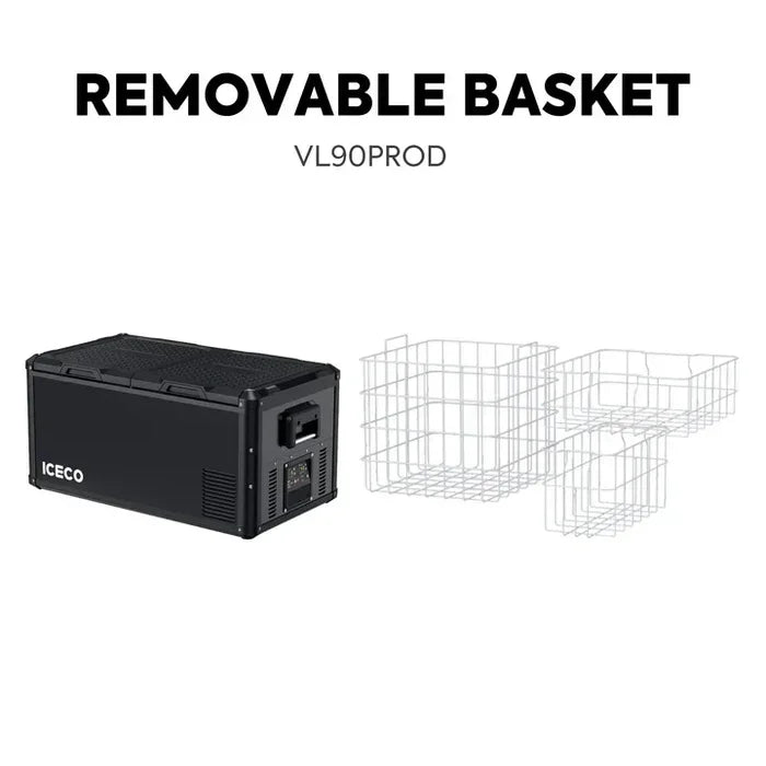 95QT VL90ProD Dual Zone RV 12 volt Fridge Freezer | ICECO ثلاجة
