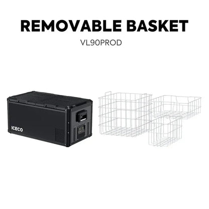 95QT VL90ProD Dual Zone RV 12 volt Fridge Freezer | ICECO ثلاجة