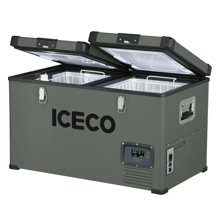 VL60 Dual Zone Metal Olive Freezer with Cover | ICECO | 60LTثلاجة