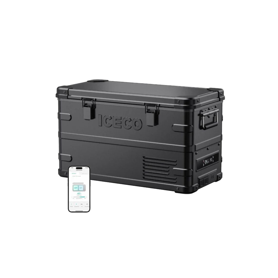 37QT APL35 Ultralight Dual Zone Black Aluminum Freezer | ICECO (كرتون مفتوح)