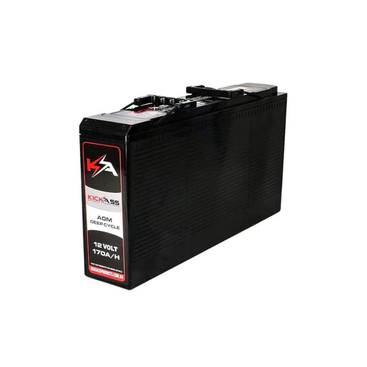 KickAss Slim 12V 170Ah Deep Cycle AGM Dual Battery