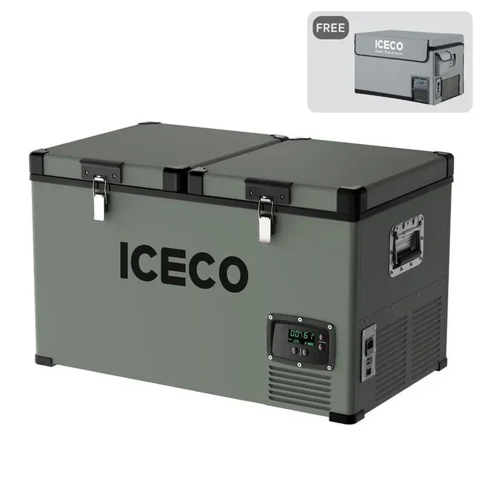 VL60 Dual Zone Metal Olive Freezer with Cover | ICECO | 60LTثلاجة
