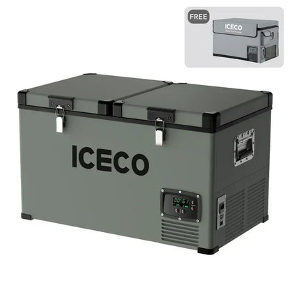 VL60 Dual Zone Metal Olive Freezer with Cover | ICECO | 60LTثلاجة