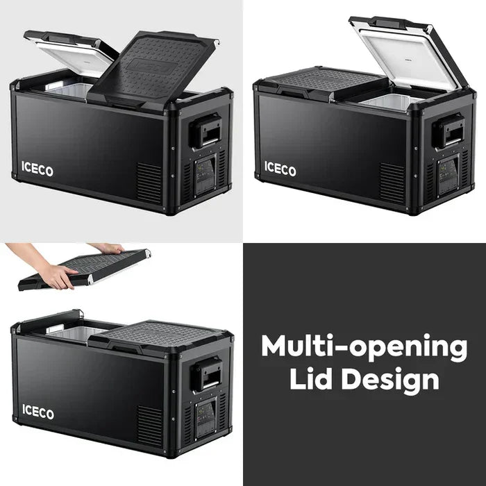 95QT VL90ProD Dual Zone RV 12 volt Fridge Freezer | ICECO ثلاجة