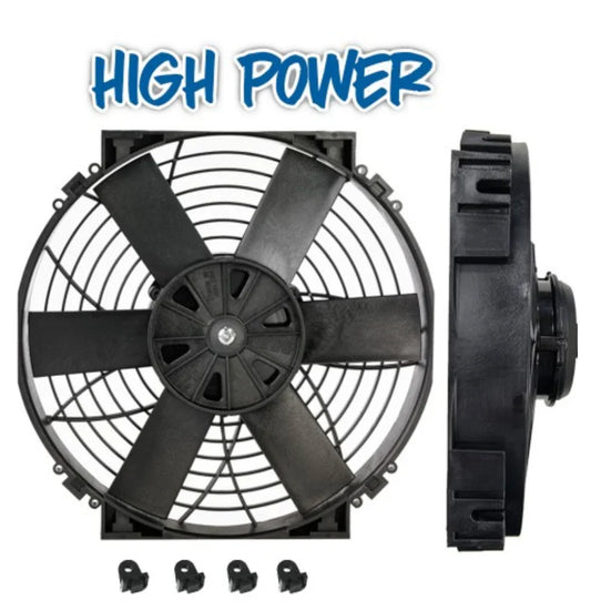 12" HIGH POWER Thermatic® Electric Fan (12V) مروحة تيربو قوة 1250CFM