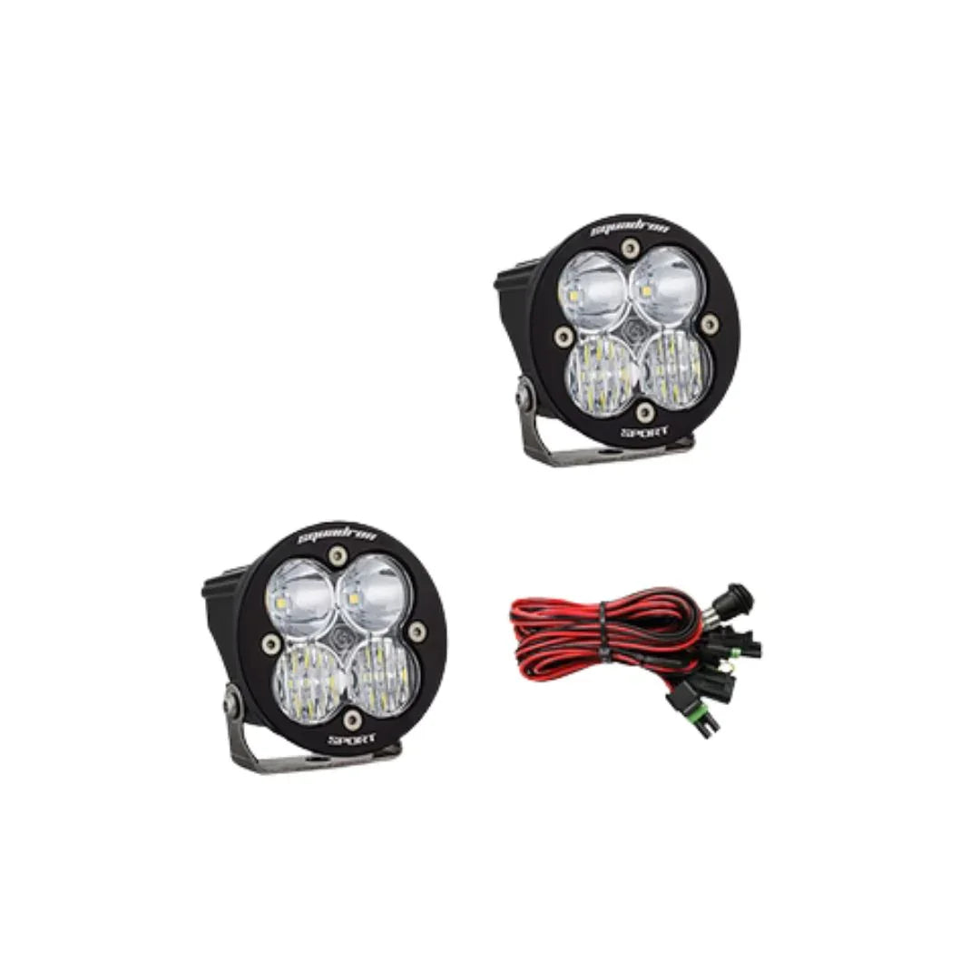 Squadron-R Sport Black LED Auxiliary Light Pod Pair - Universal