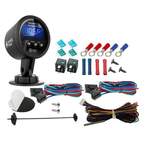 DIGITAL GAUGE FAN & EWP SWITCH KIT (#0500)