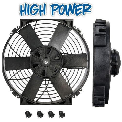 10" HIGH POWER THERMATIC®&nbsp;ELECTRIC FAN (12 VOLT) (PART #0150)-مروحة سيارة THERMATIC ١٢ فولت