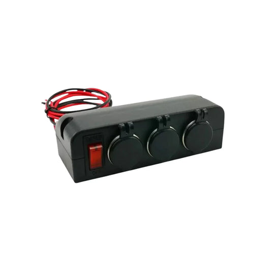 3 Port Cigarette Lighter Outlet Box
