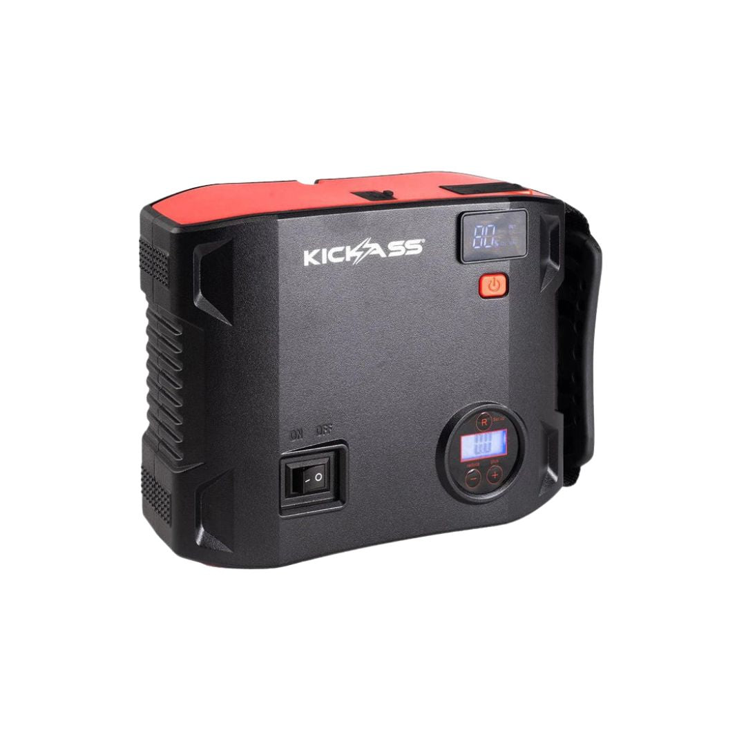 KickAss Portable Jump Starter with Air Compressor