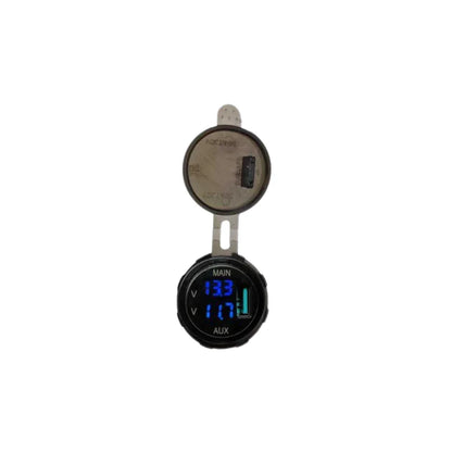 Dual Voltmeter with 3.0 Amp USB Fast Charger