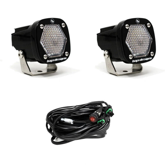 كشاف-S1 Black LED Auxiliary Light Pod Pair - Universal