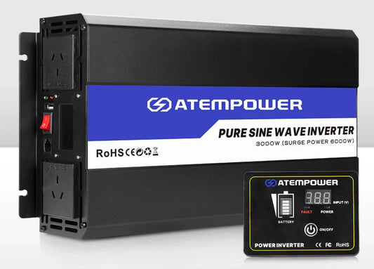 3000W-6000W Pure Sine Wave Power Inverter 12V To 240V